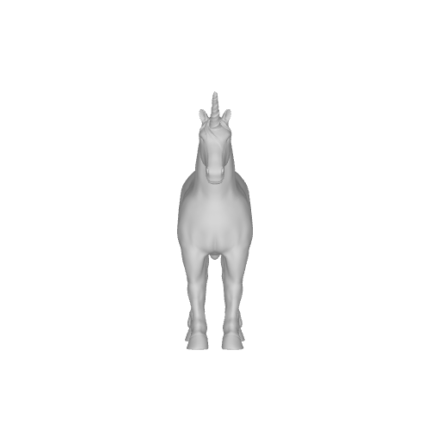 3D model of a unicorn