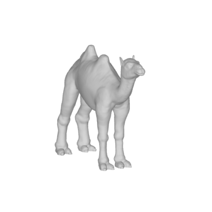 3D model of a camel