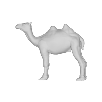 3D camel model with two humps