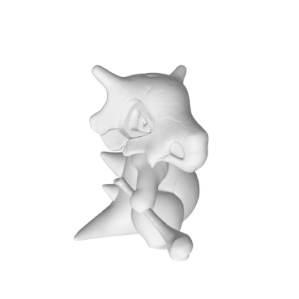 3D model of a Cubone Pokémon character