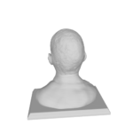 3D printed bust of a man’s head