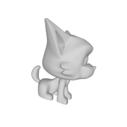 3D model of a cat