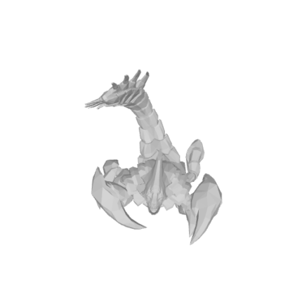 3D model of a scorpion monster