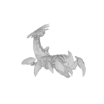 3D animated scorpion model rotating