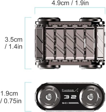 Compact robot dimensions and measurements